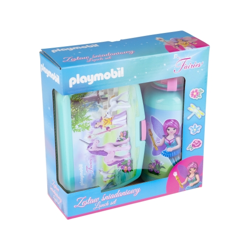 Zestaw bidon + śniadaniówka jednorożec Playmobil PL-09 511020003