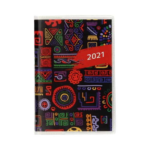 Kalendarz kieszonkowy A7 PCV Mozaika 1240