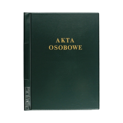Teczka akta osobowe - skoroszyt - zielony Panta PLast