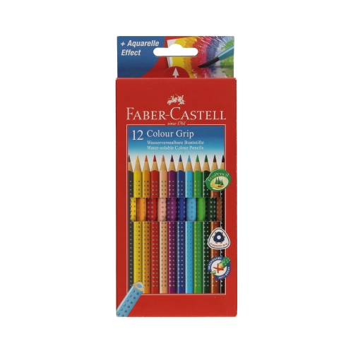 Kredki ołówkowe 12kol Grip2001 Faber-Castell