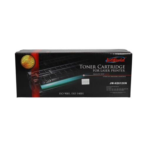 Toner HP Q2612X czarny 4k JetWorld JW-H2612XN