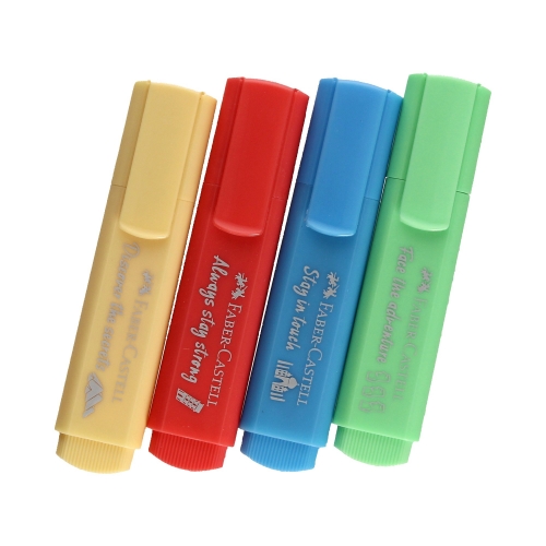 Zakreślacz 4kol pastelowe Faber-Castell FC254625