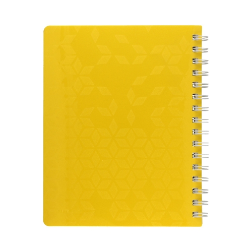 Kołonotatnik A5/80 kratka żółta WOW Leitz