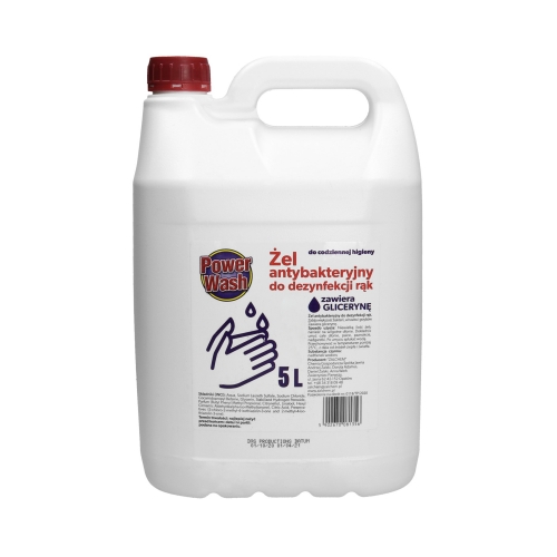 Żel antybakteryjny rąk 5L Power Wash