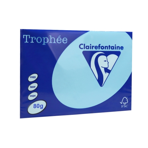 Papier ksero A4 80g błękitny Trophee 1774