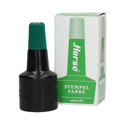 Tusz stempli 28ml zielony Horse