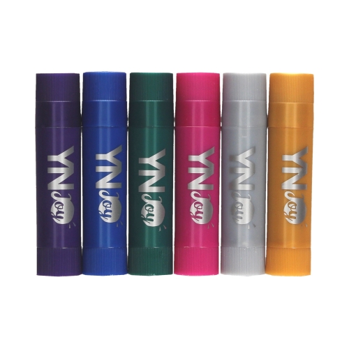Farby plakatowe w sztyfcie 6kol metallic Interdruk
