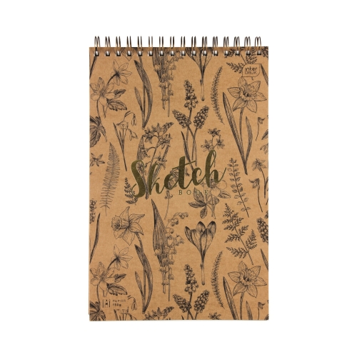 Szkicownik A4+/80 spirala Kraft Interdruk