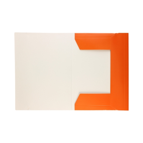 Teczka gumka A4 pomarańcz lakierowana Interdruk