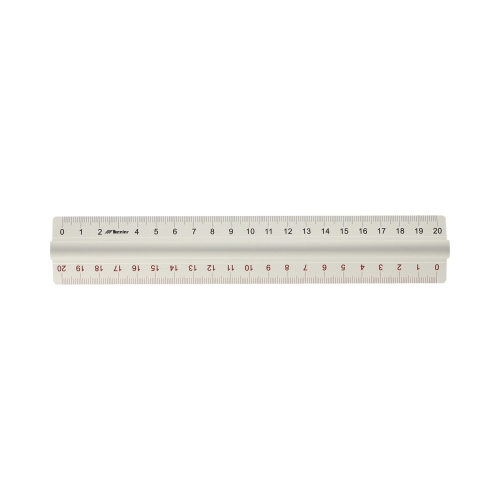 Linijka 20cm aluminium Leniar 30160