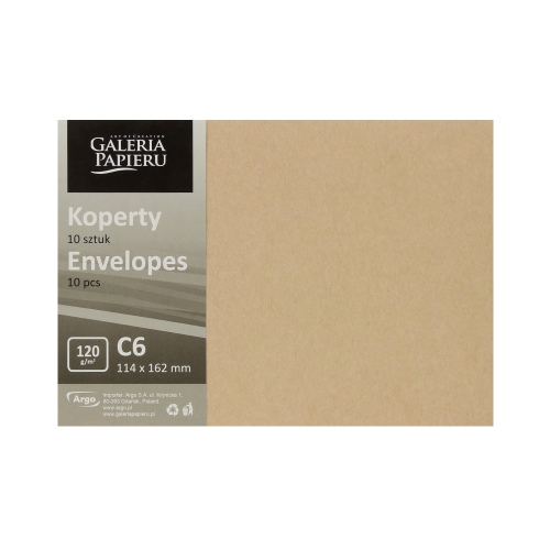 Koperty C6 ciemnobeżowe Nature 120g (10)