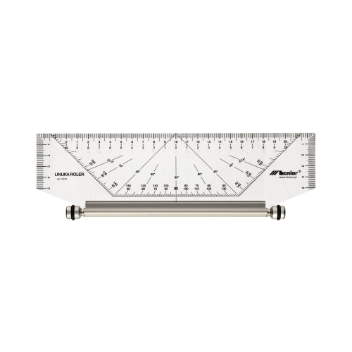 Linijka roler 25cm plastik Leniar