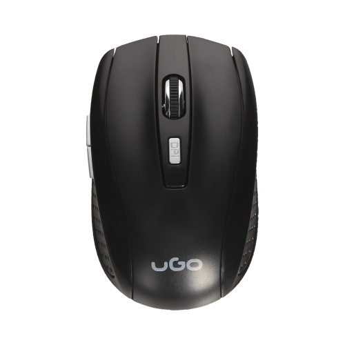 Mysz optyczna bezprzewodowa USB czarna UGO MY-03