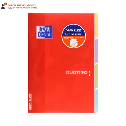 Zeszyt A4/60 kratka Open Flex Quattro Oxford 400107013