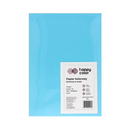 Karton kolor A4 błękitny Yoy Happy Color (25)