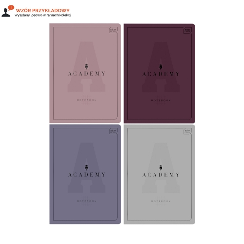 Zeszyt A5/60 linia Academy Interdruk 90g