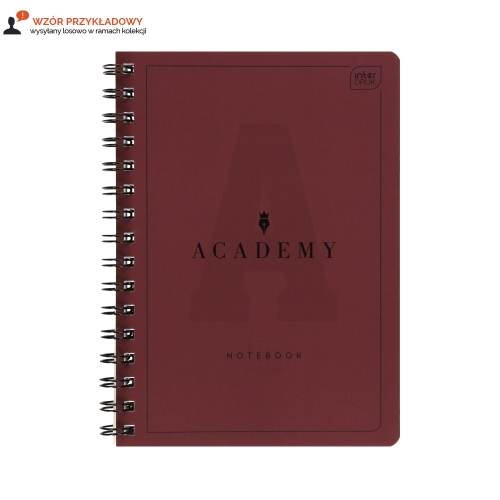 Kołozeszyt A5/100 kratka Academy Interdruk 90g