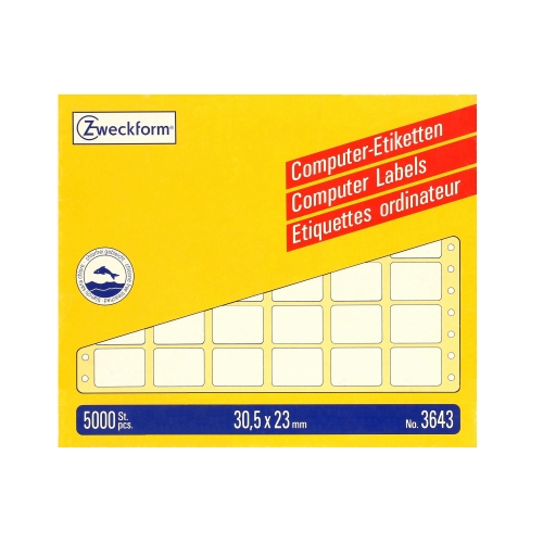Etykiety uniwersalne 30.5x23 białe Zweckform 3643 (100)