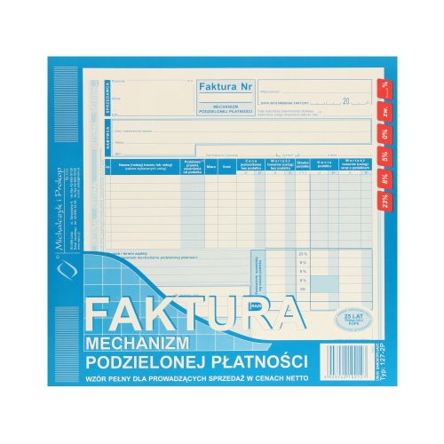 Faktura 2/3 A4 MPP netto-pełna MP 127-2P