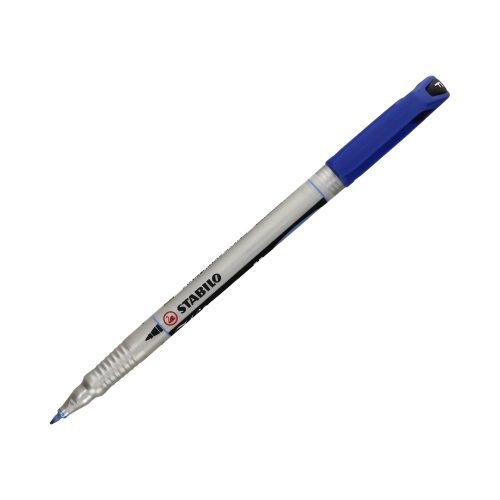 Marker permanentny 0.7mm niebieski Stabilo Mark-4-all