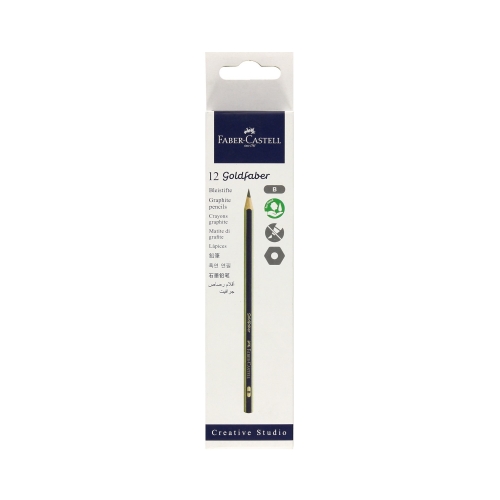 Ołówek techniczny B Gold/1221 Faber-Castell -  opak. 12 szt.
