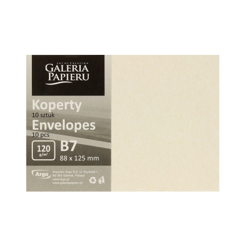 Koperty B7 jasnobeżowe Nature 120g (10)