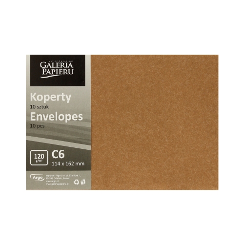 Koperty C6 brązowe Nature 120g (10)