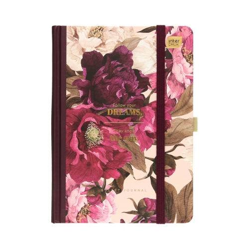 Organizer A5/288 Bujo Dark Flower Bullet Journal Interdruk