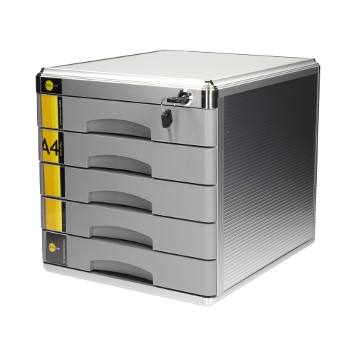Szafka dokumenty 5-szuflad zamek metalowa Yellow One YL-SM05