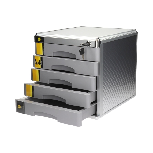 Szafka dokumenty 5-szuflad zamek metalowa Yellow One YL-SM05