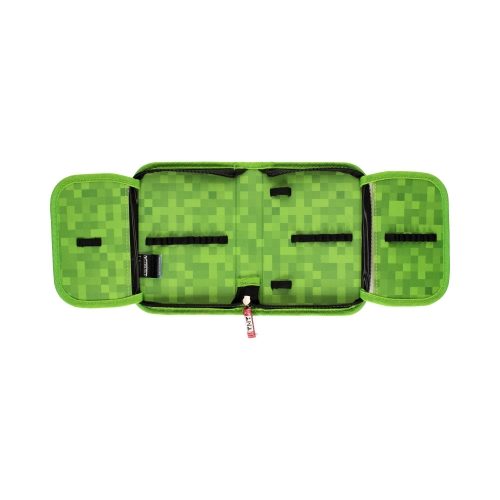 Piórnik bez wyposażenia pojedyńczy 2klapki Minecraft Time to mine