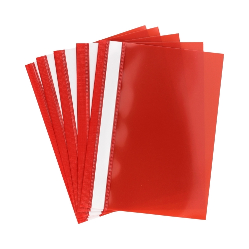Skoroszyt sztywny A5/PVC czerwony (10) SH-08