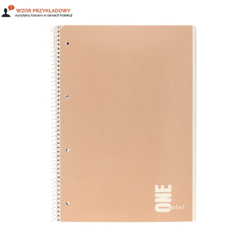 Kołozeszyt A4/100 kratka UV One Color Interduk