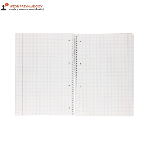 Kołozeszyt A4/100 kratka UV One Color Interduk