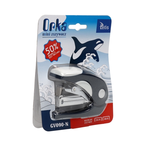 Zszywacz 20k 24/6 niebieski mini Tetis GV090-N