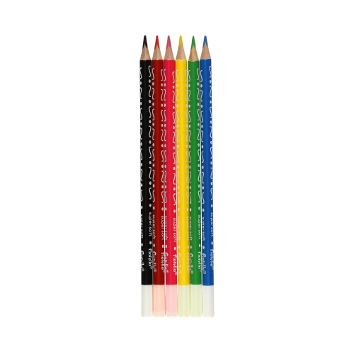 Kredki ołówkowe 6kol trójkatne SuperSoft Fiorello