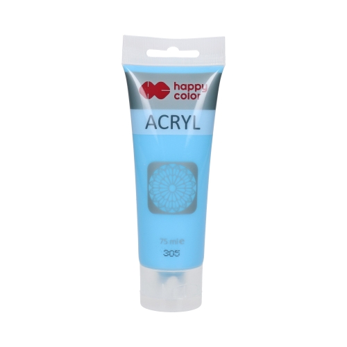 Farba akrylowa 75ml niebieski pastel Happy Color