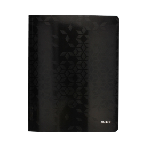 Skoroszyt kartonowy A4 czarny WOW Leitz