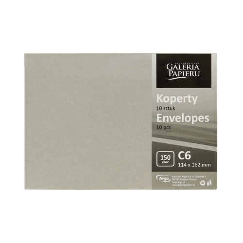 Koperty C6 jasnosrebrne Pearl 150g (10)