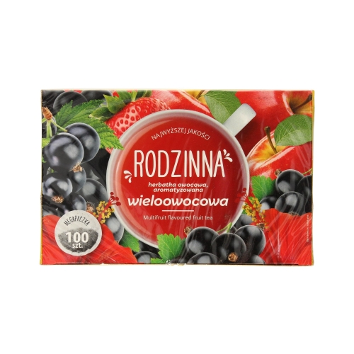 Herbata ekspresowa wieloowocowa Rodzinna 100t