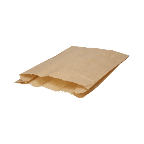 Torba papierowa 250x150x60 brązowa fałdowa