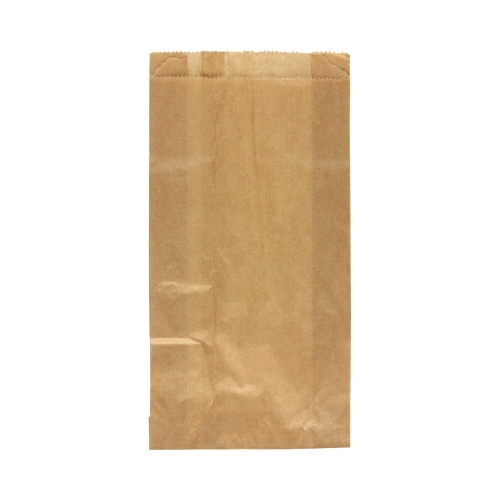 Torba papierowa 290x150x60 brązowa fałdowa