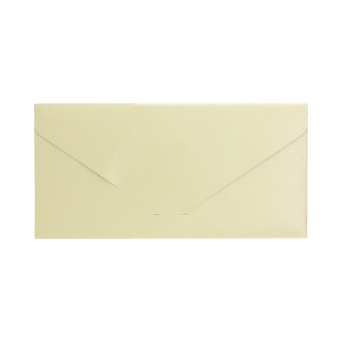 Koperty DL kremowe Pearl 220g - 5 szt. w opak.