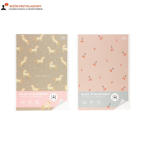 Blok rysunkowy A4/50 Cute Girl Interdruk 90g