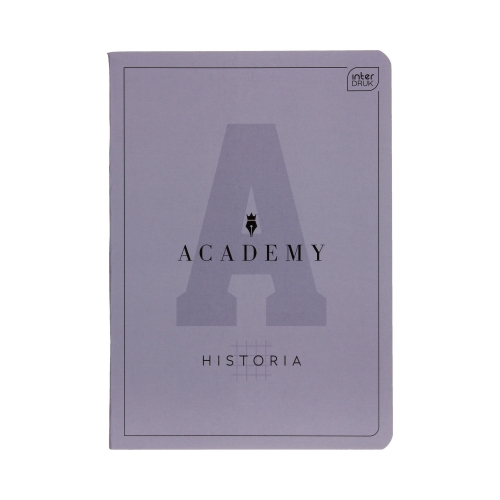 Zeszyt A5/60 kratka Academy Historia Interdruk 90g