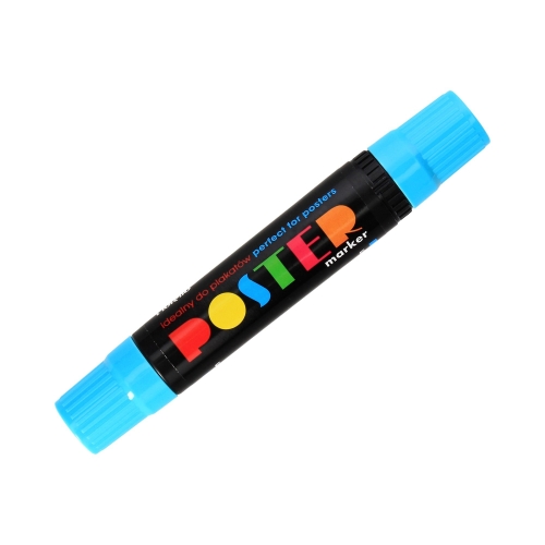 Marker permanentny 10mm/17mm 6kol dwustronny Poster GR-1712