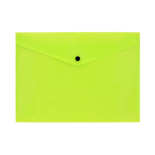 Teczka kopertowa A4/PP neon żółta Biurfol