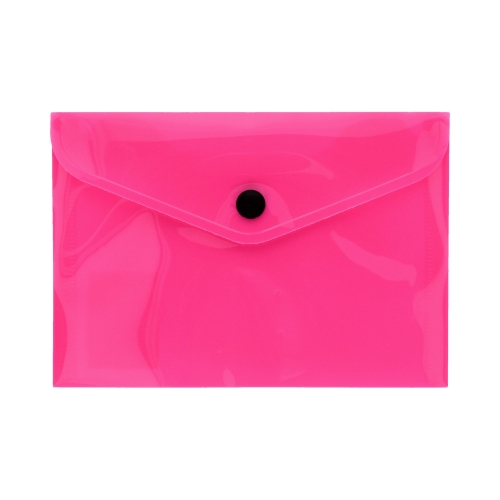 Teczka kopertowa A6/PP neon różowa Biurfol