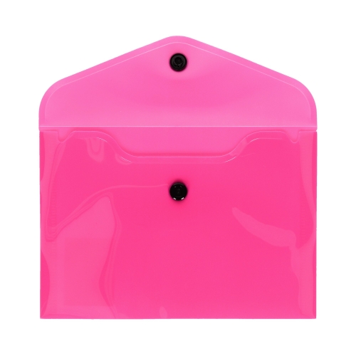 Teczka kopertowa A6/PP neon różowa Biurfol