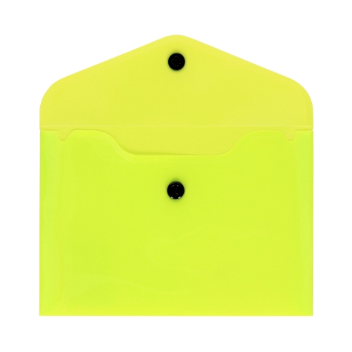Teczka kopertowa A6/PP neon żółta Biurfol